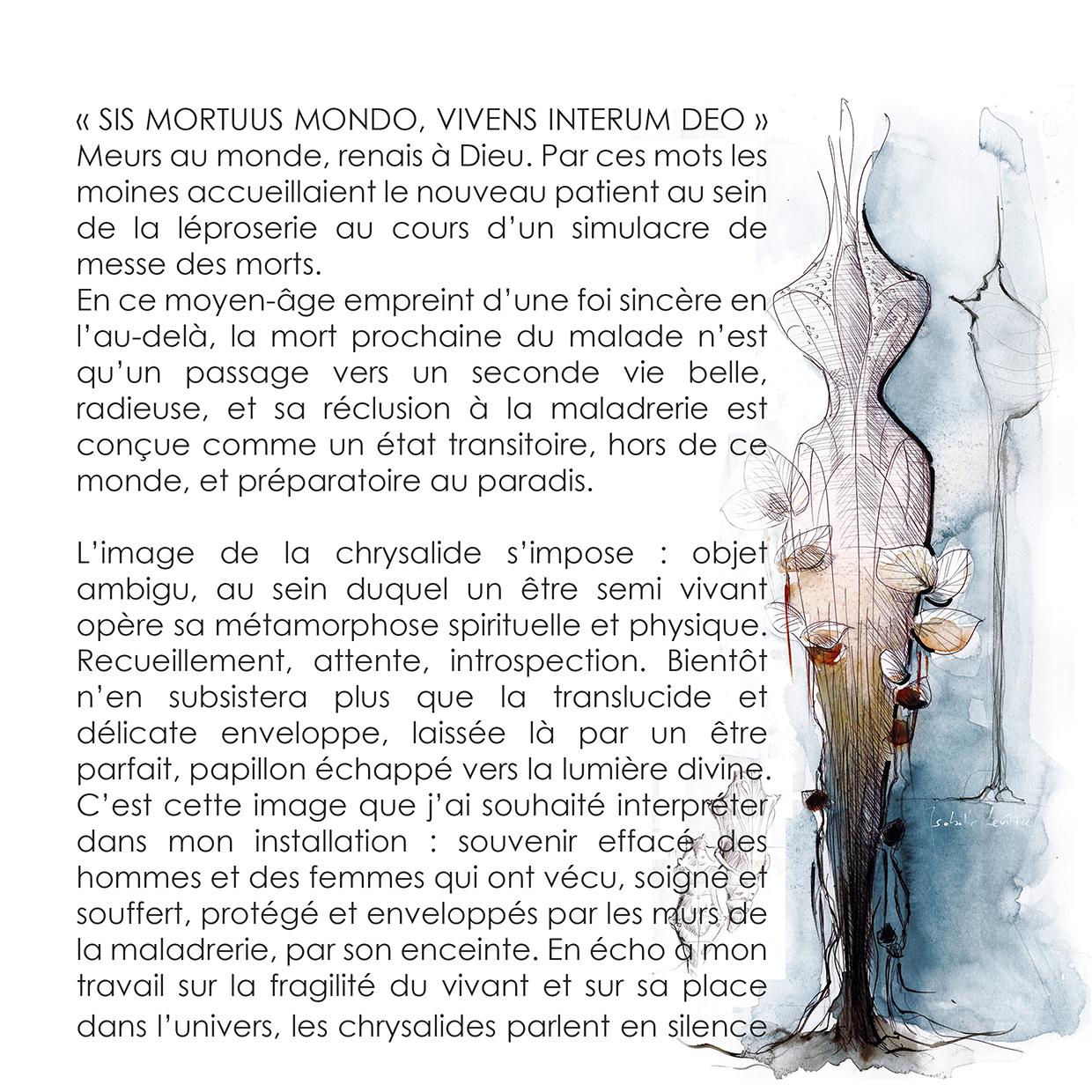 Aux fils du temps isabelle leourier maladrerie saint lazare juillet 2025